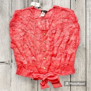 Wet Seal Lace Shirt NWT